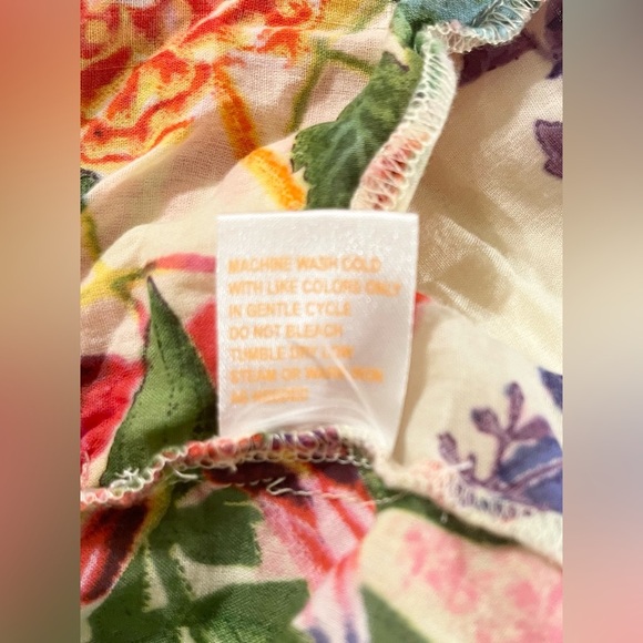 La Cera *Like New* Beautiful Floral Women’s Blouse Top Tunic | Size XL - Picture 12 of 12